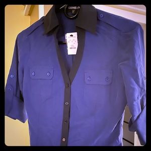 EXPRESS, 3/4 roll up sleeve shirt.